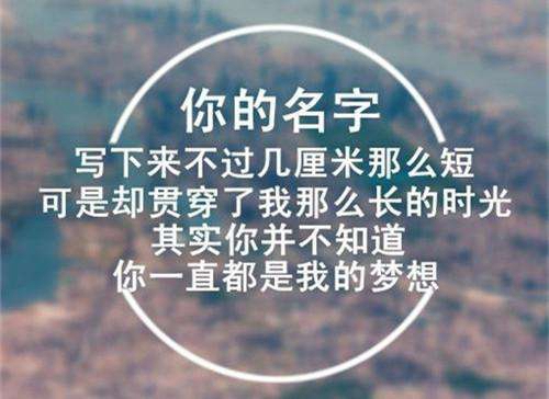 深情的英語(yǔ)表白句子